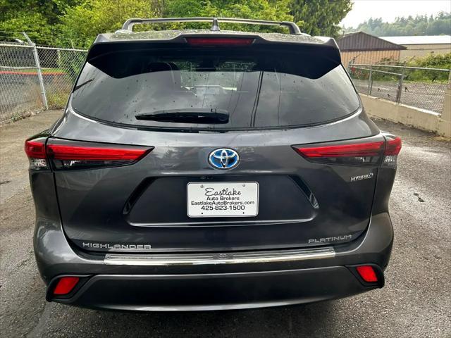 used 2021 Toyota Highlander Hybrid car, priced at $38,995