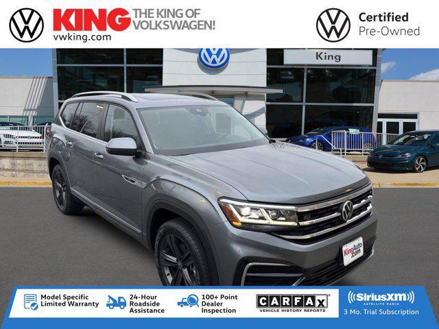 used 2022 Volkswagen Atlas car, priced at $30,997