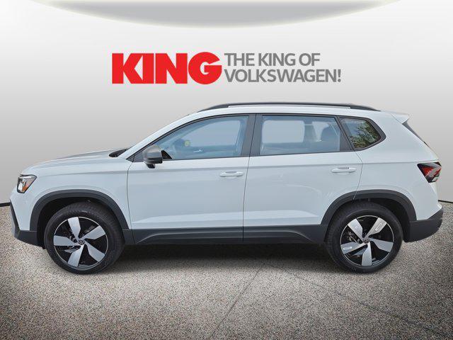 new 2025 Volkswagen Taos car, priced at $21,995