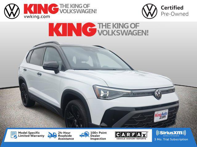 used 2025 Volkswagen Taos car, priced at $25,480