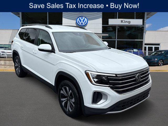 new 2025 Volkswagen Atlas car, priced at $38,198