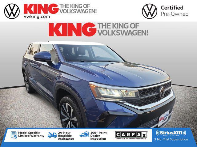 used 2023 Volkswagen Taos car, priced at $21,499