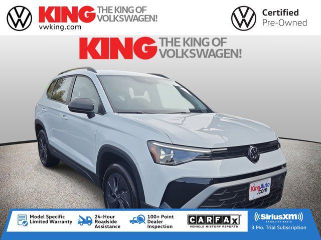 used 2025 Volkswagen Taos car, priced at $24,199