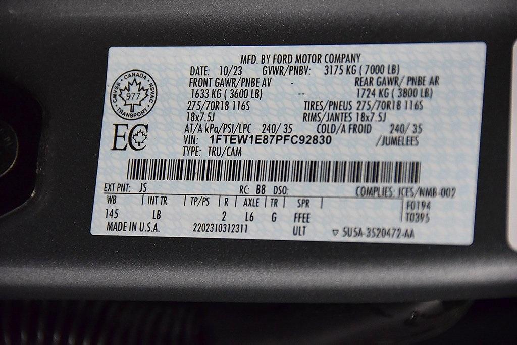 used 2023 Ford F-150 car, priced at $55,000