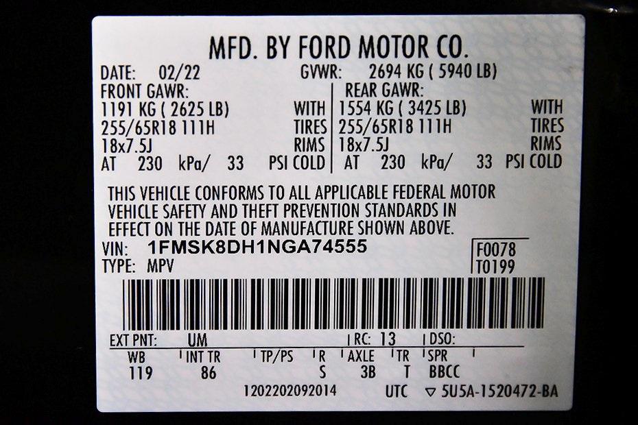 used 2022 Ford Explorer car, priced at $30,969