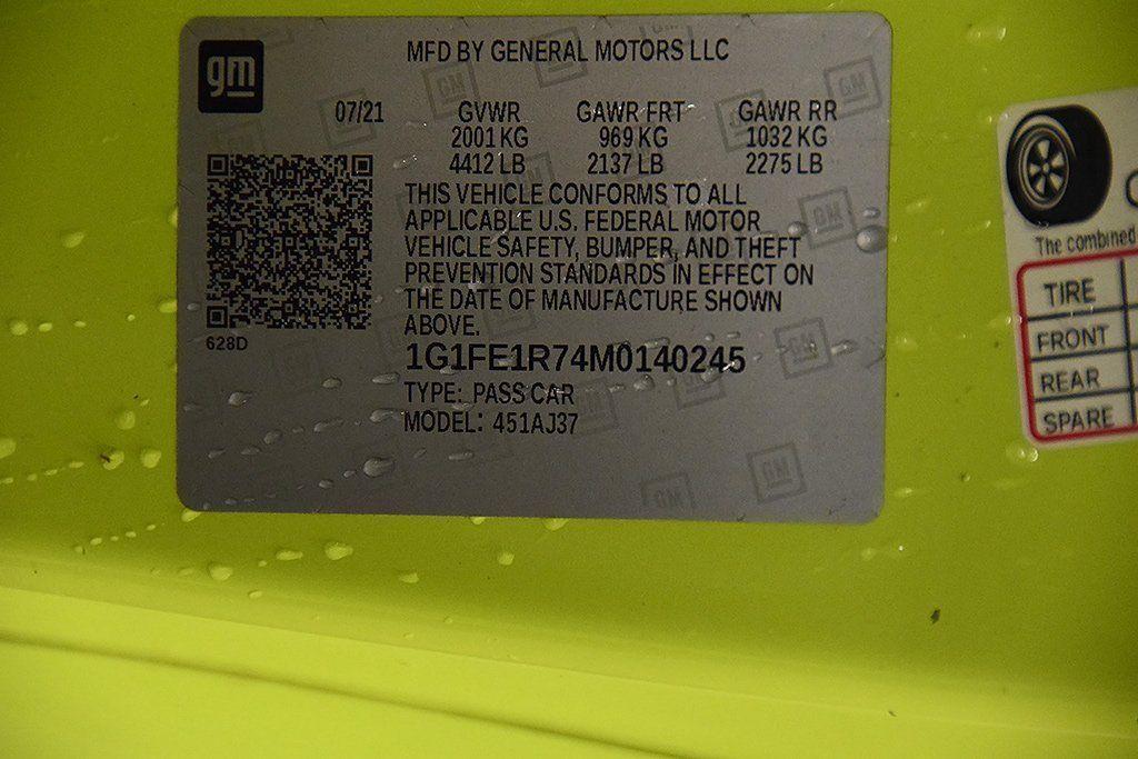 used 2021 Chevrolet Camaro car, priced at $33,750