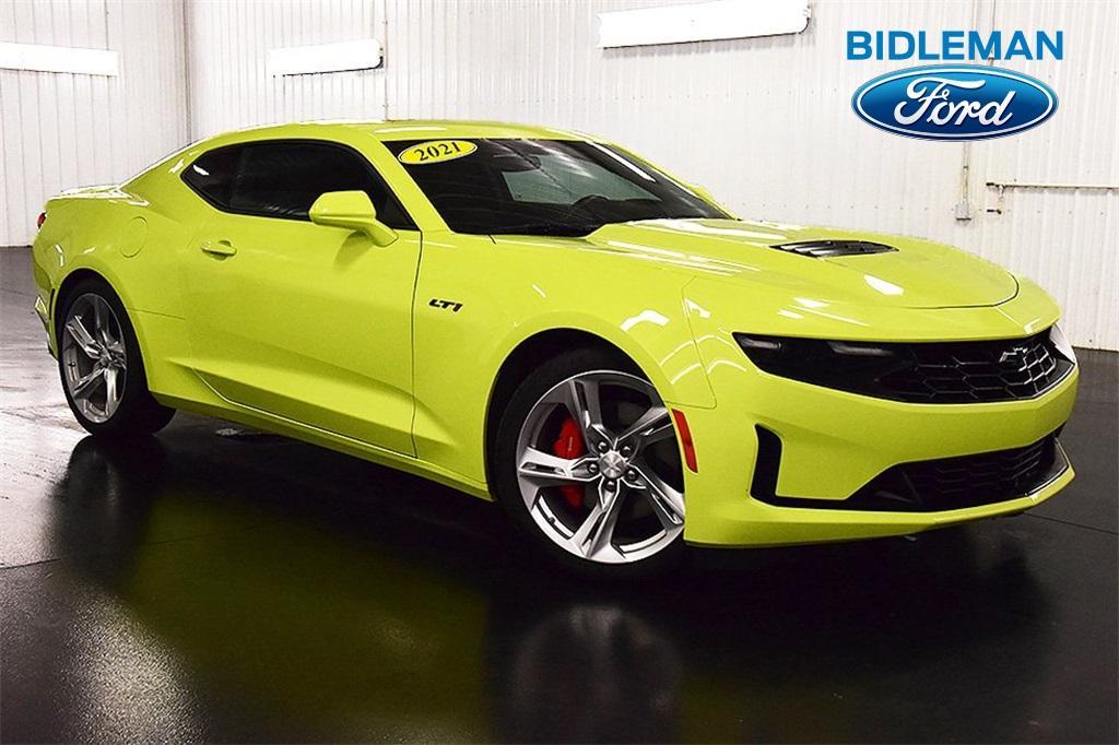 used 2021 Chevrolet Camaro car, priced at $37,895
