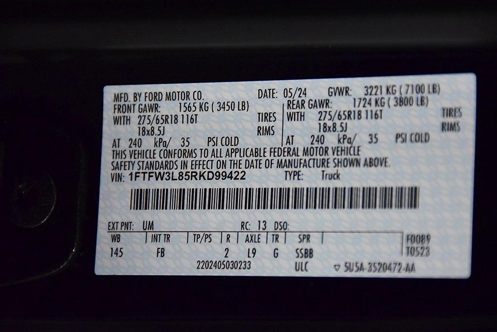 used 2024 Ford F-150 car, priced at $48,996