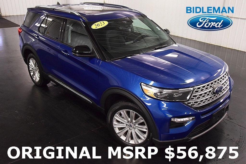 used 2023 Ford Explorer car, priced at $45,265