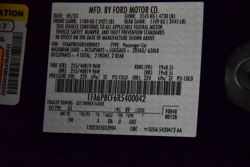 used 2024 Ford Mustang car, priced at $47,995