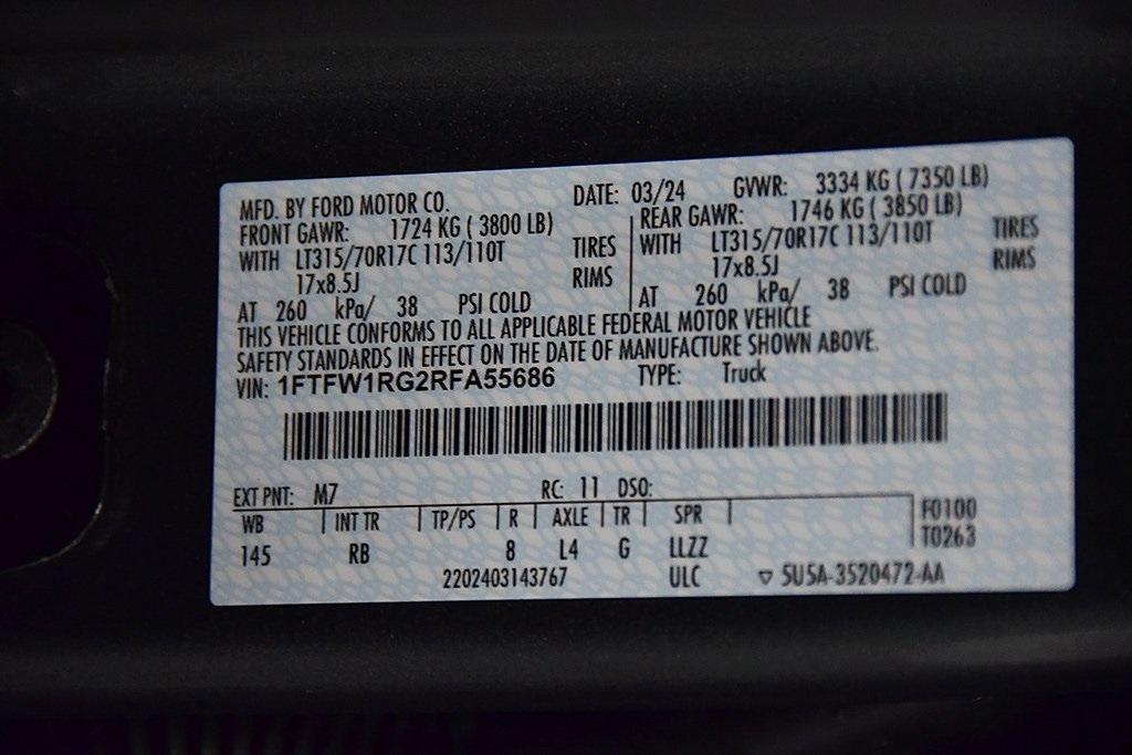 used 2024 Ford F-150 car, priced at $76,495