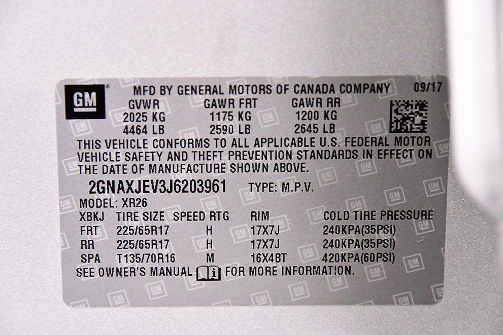 used 2018 Chevrolet Equinox car, priced at $15,825