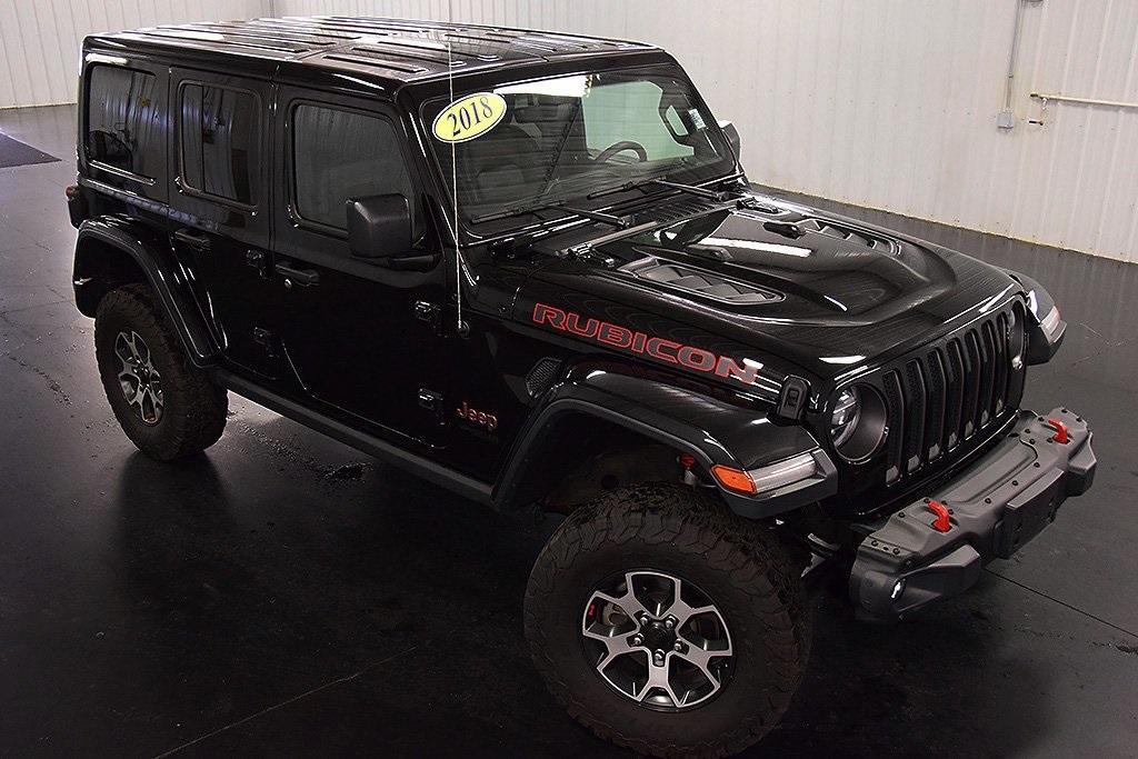 used 2018 Jeep Wrangler Unlimited car, priced at $37,663