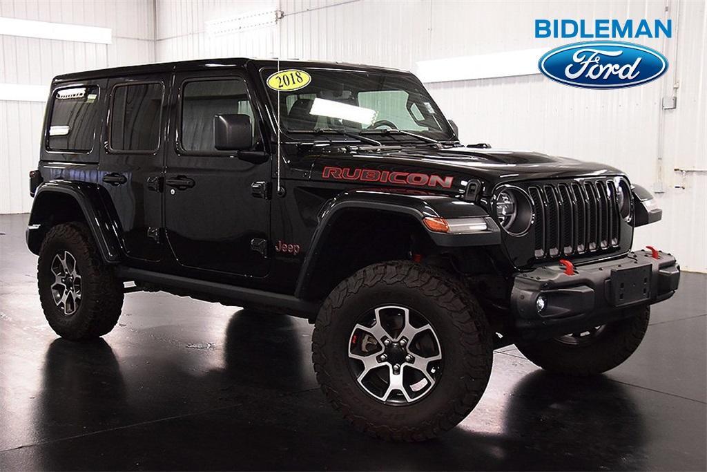 used 2018 Jeep Wrangler Unlimited car, priced at $37,663