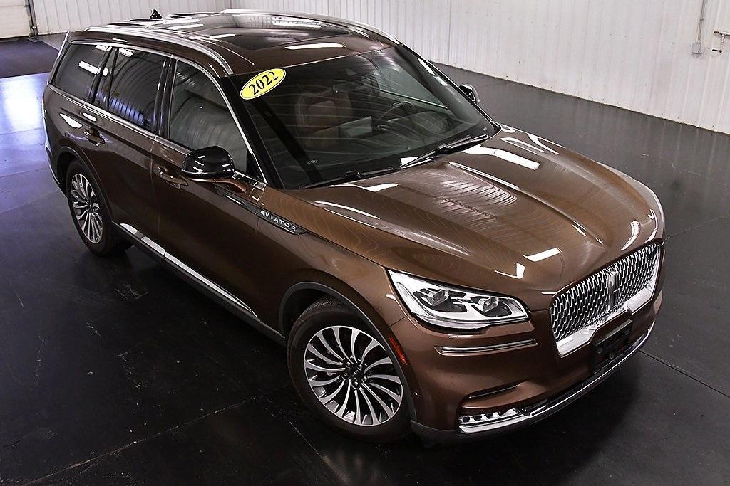 used 2022 Lincoln Aviator car, priced at $49,687