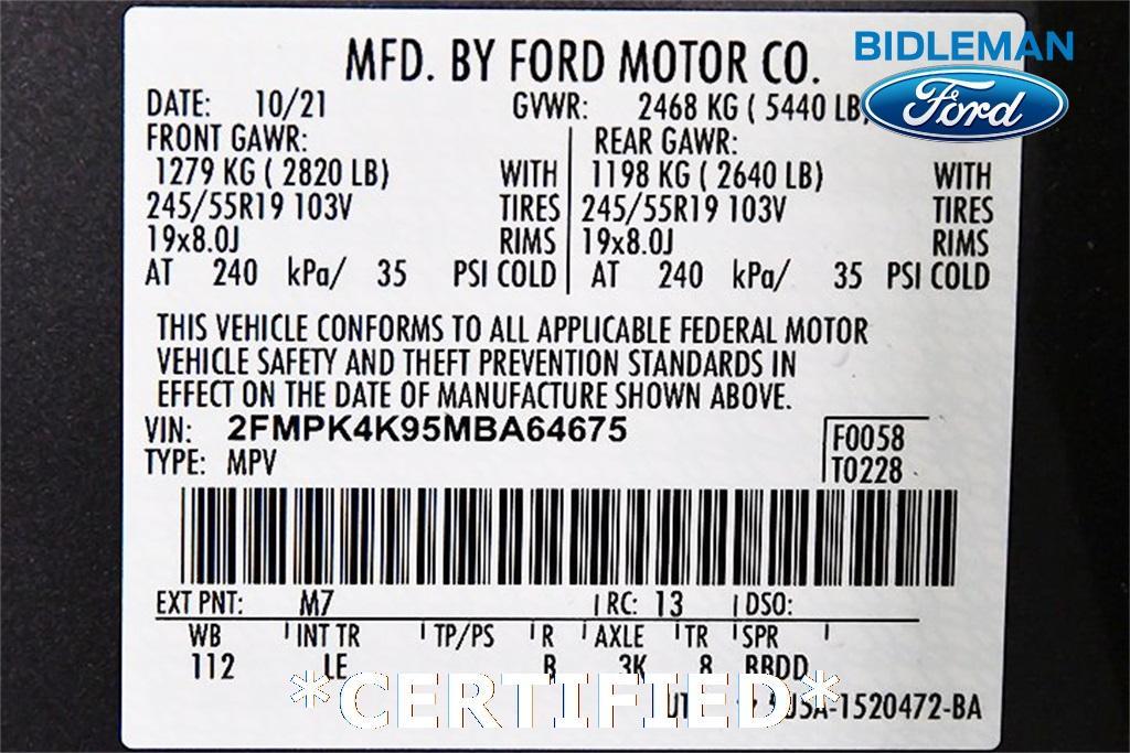 used 2021 Ford Edge car, priced at $32,988