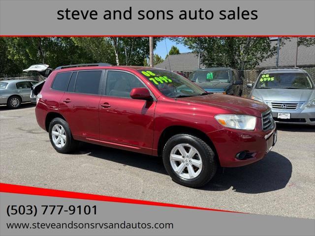used 2008 Toyota Highlander car, priced at $7,995