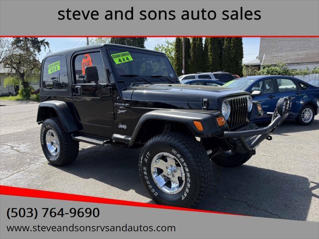 used 2000 Jeep Wrangler car, priced at $14,995