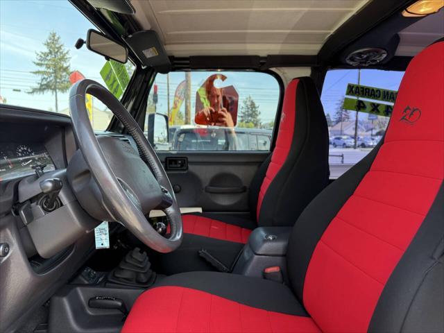 used 2000 Jeep Wrangler car, priced at $14,995