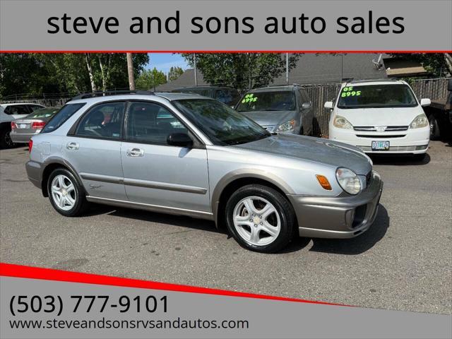 used 2002 Subaru Impreza car, priced at $5,988