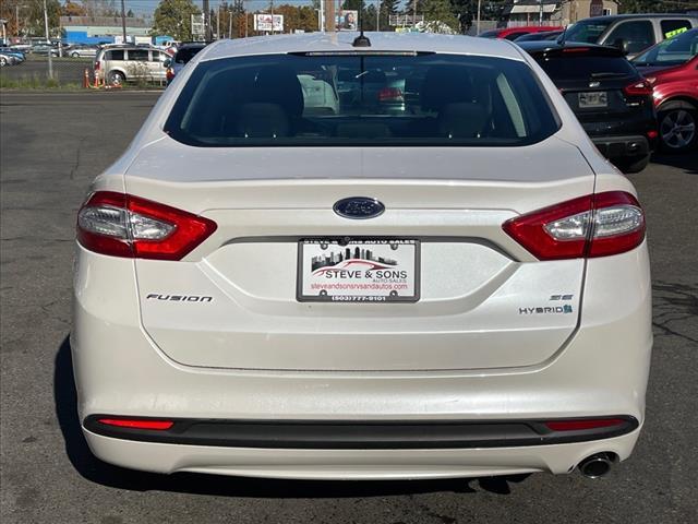 used 2016 Ford Fusion Hybrid car, priced at $9,750