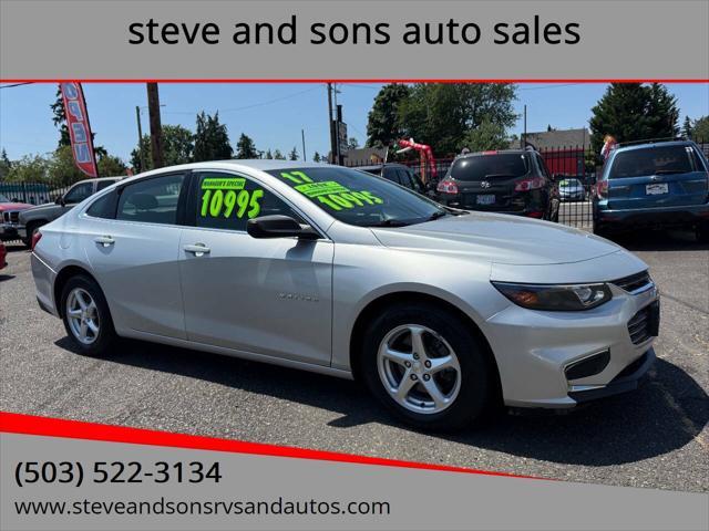 used 2017 Chevrolet Malibu car, priced at $10,995