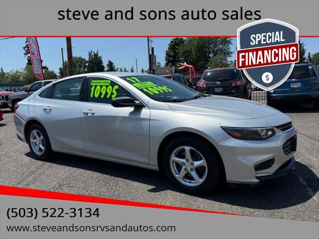 used 2017 Chevrolet Malibu car, priced at $10,995