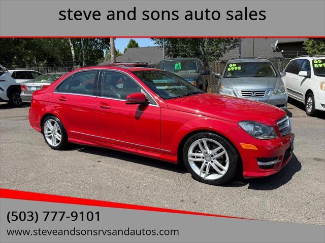 used 2013 Mercedes-Benz C-Class car, priced at $11,995