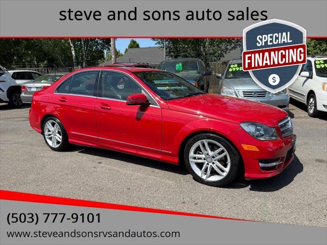 used 2013 Mercedes-Benz C-Class car, priced at $11,995