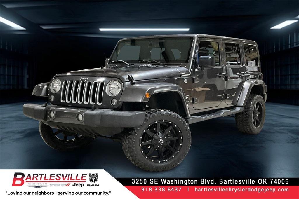 used 2016 Jeep Wrangler Unlimited car, priced at $21,211