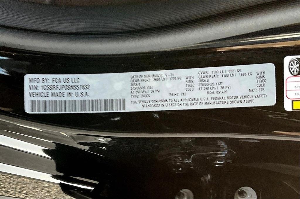 new 2025 Ram 1500 car, priced at $54,590