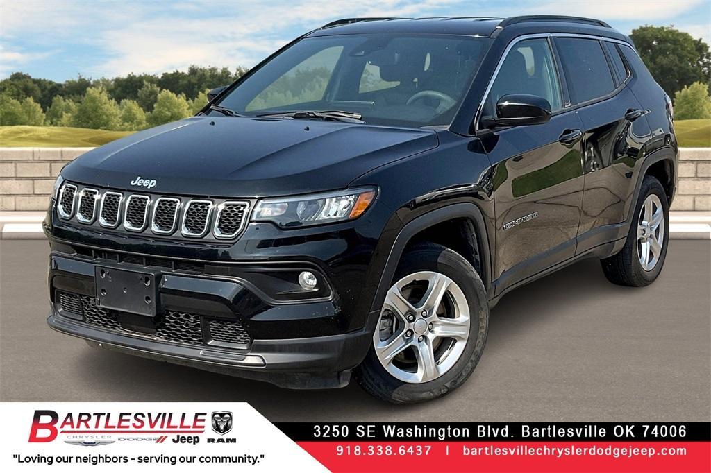 used 2023 Jeep Compass car, priced at $19,811