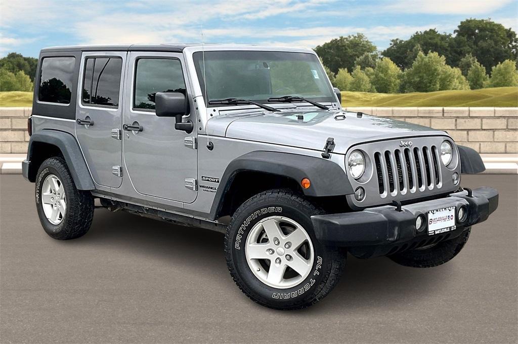 used 2016 Jeep Wrangler Unlimited car, priced at $17,911