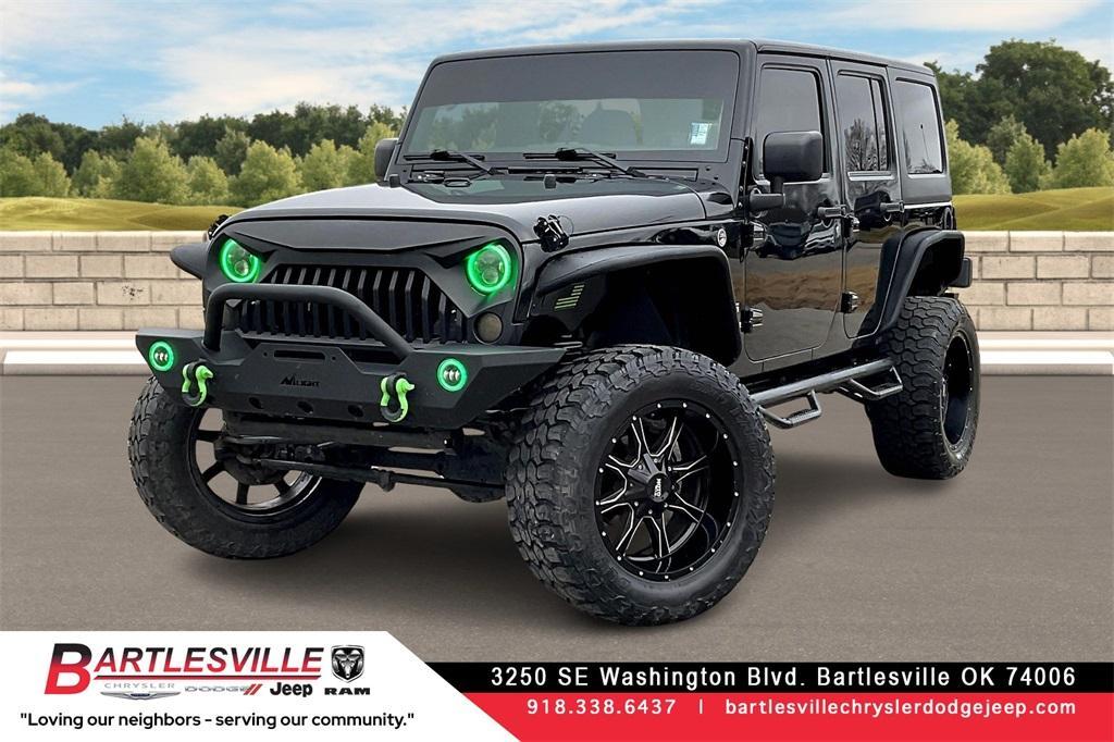 used 2017 Jeep Wrangler Unlimited car, priced at $16,911