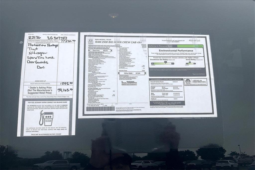 new 2025 Ram 2500 car, priced at $69,702
