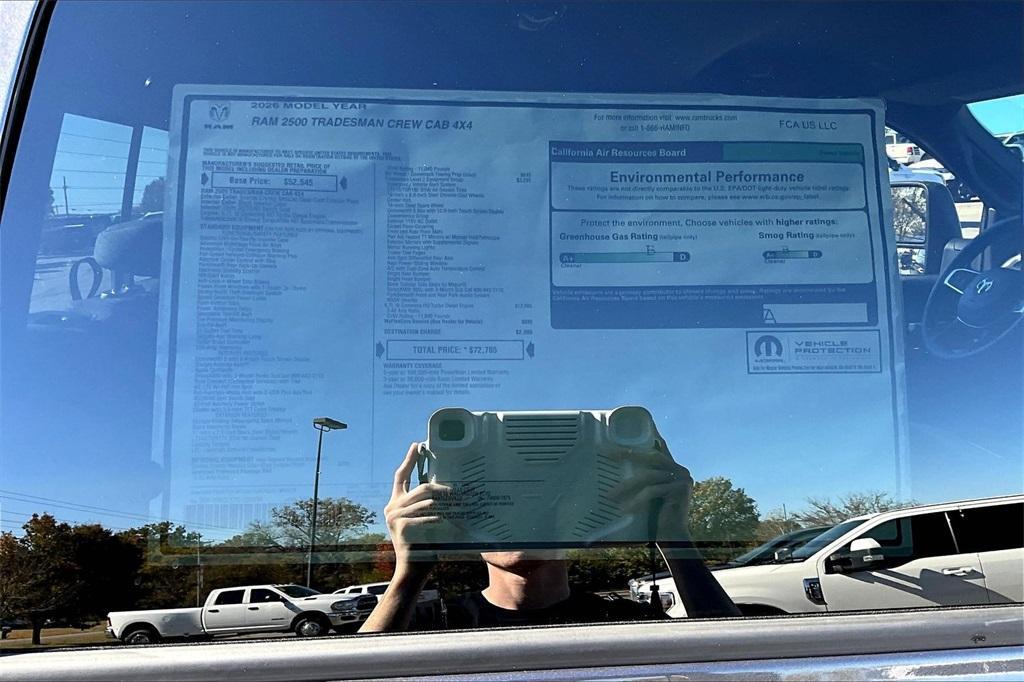 new 2026 Ram 2500 car, priced at $62,435