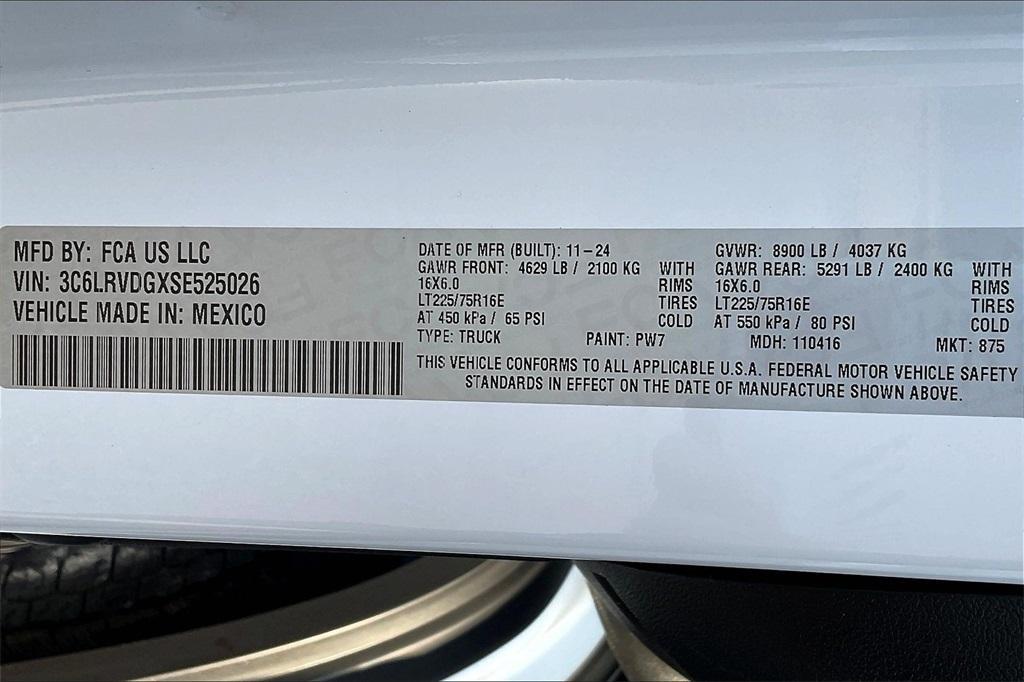 new 2025 Ram ProMaster 2500 car, priced at $44,597