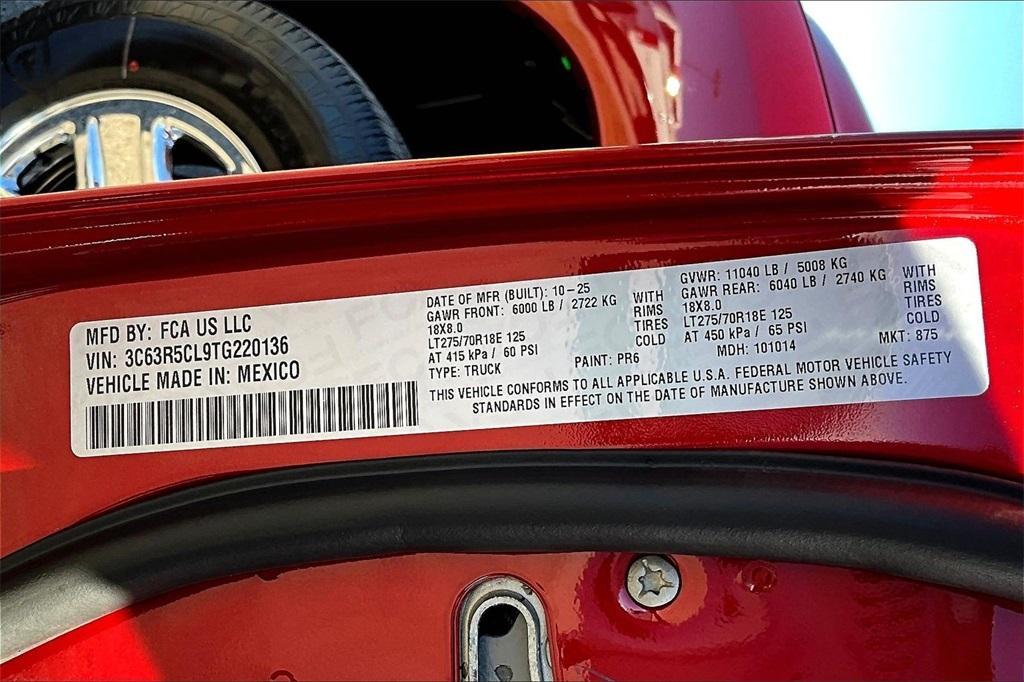 new 2026 Ram 2500 car, priced at $62,435