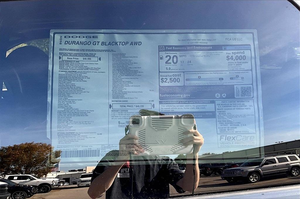 new 2026 Dodge Durango car, priced at $46,266