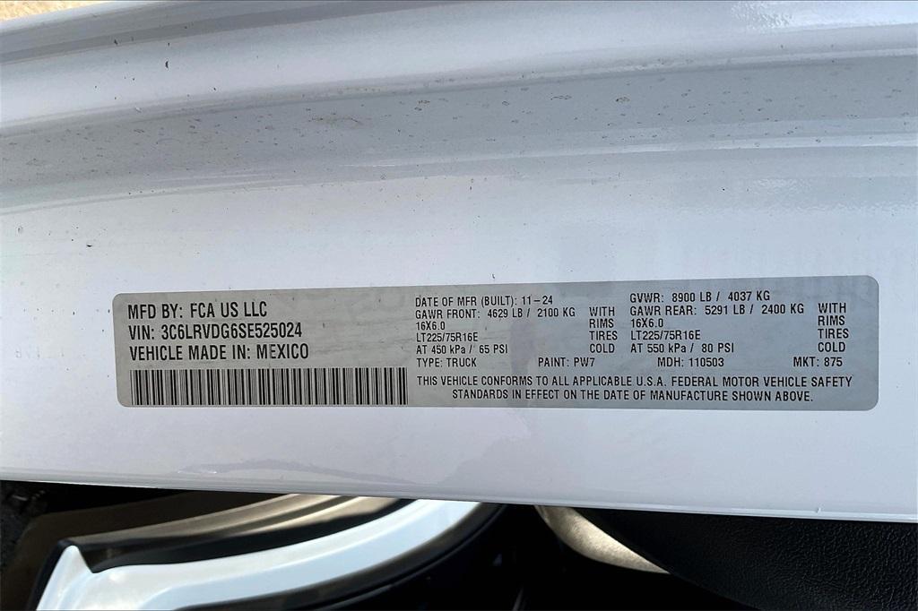new 2025 Ram ProMaster 2500 car, priced at $44,597