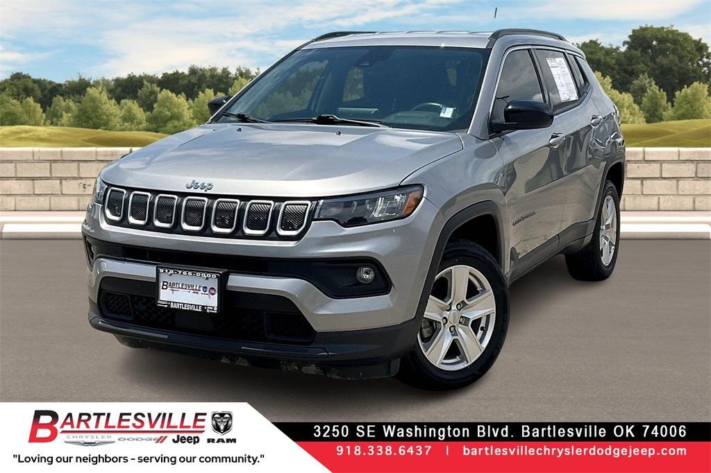 used 2022 Jeep Compass car, priced at $21,911