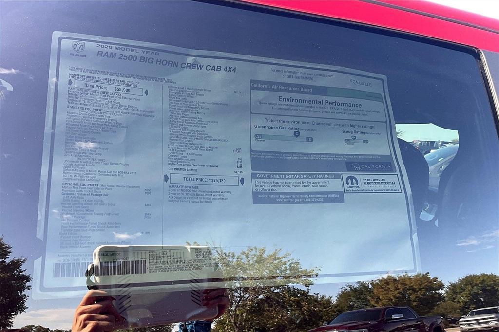 new 2026 Ram 2500 car, priced at $68,041