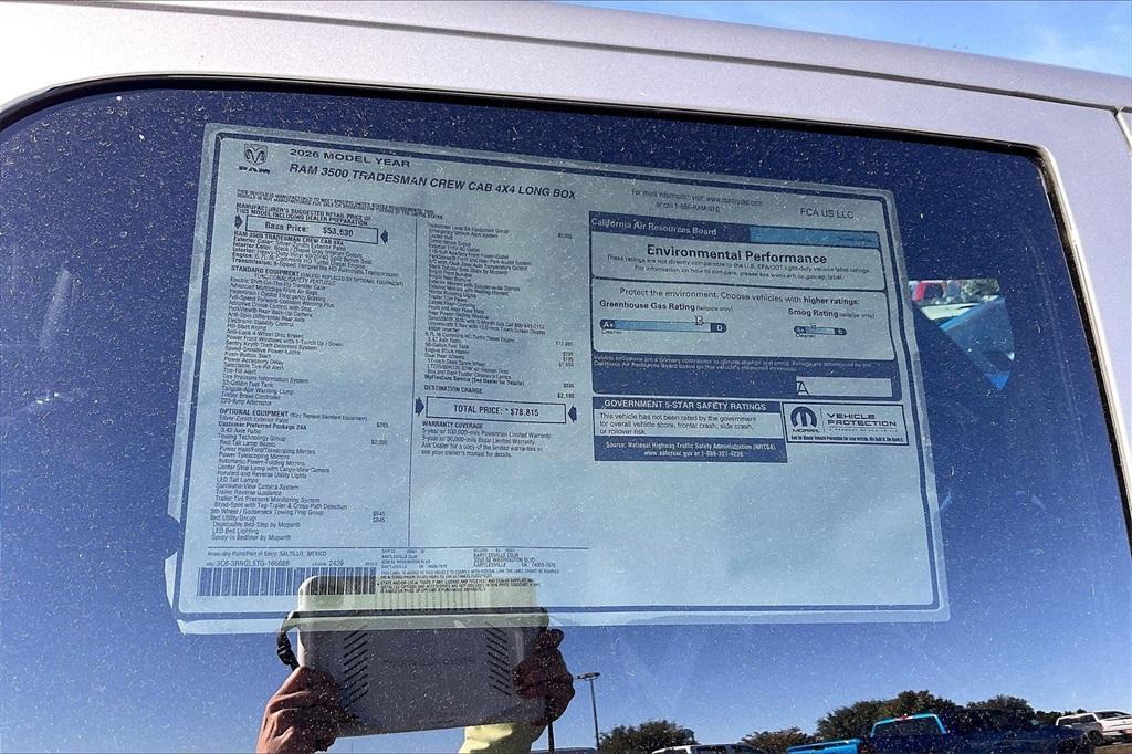 new 2026 Ram 3500 car, priced at $67,569