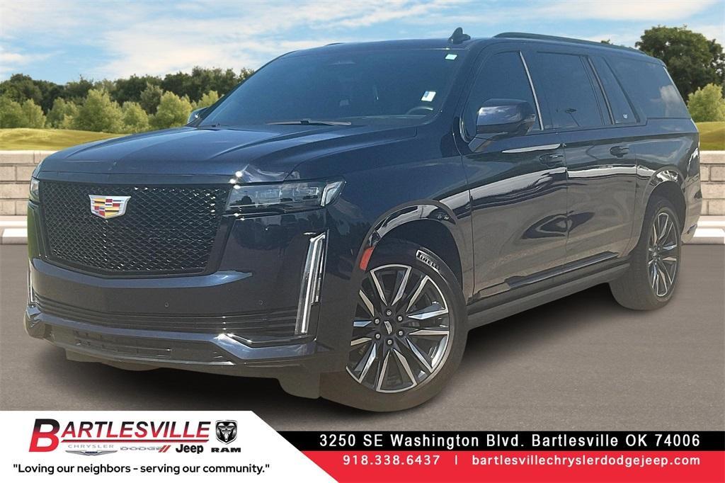 used 2022 Cadillac Escalade ESV car, priced at $69,511