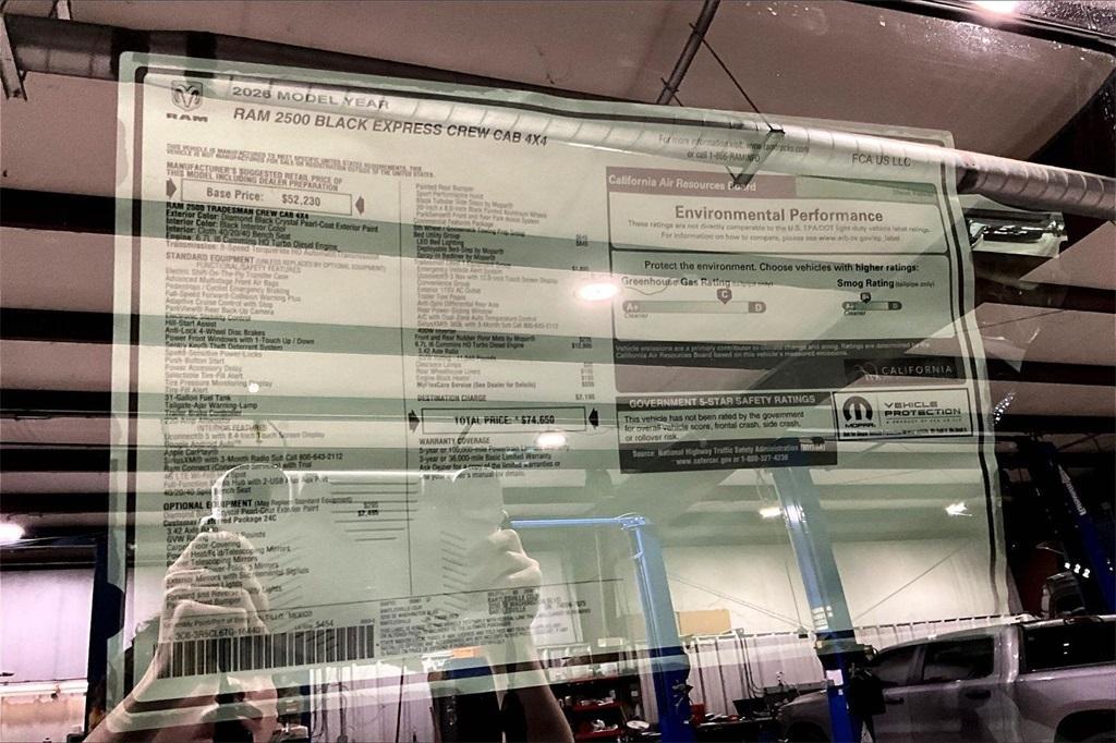 new 2026 Ram 2500 car, priced at $63,871