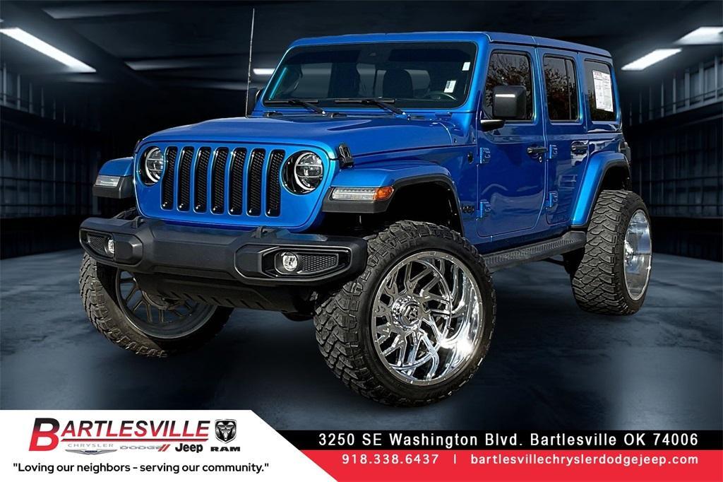 used 2022 Jeep Wrangler Unlimited car, priced at $36,411