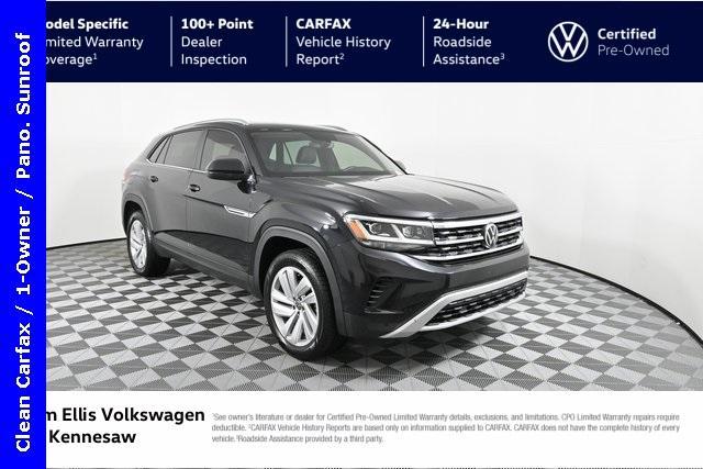 used 2023 Volkswagen Atlas Cross Sport car, priced at $34,995