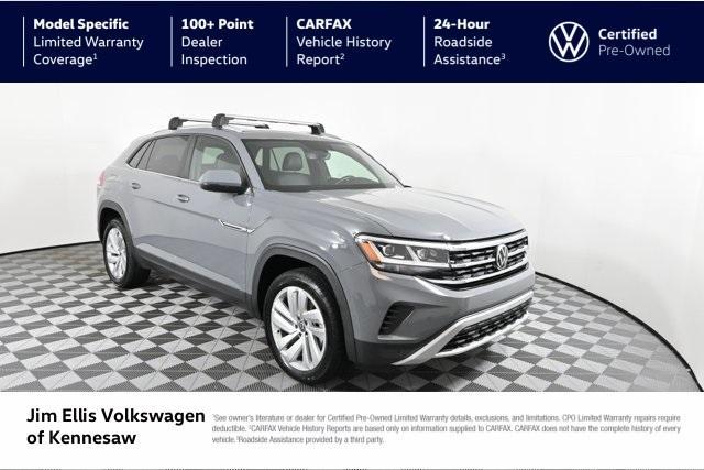 used 2022 Volkswagen Atlas Cross Sport car, priced at $27,912
