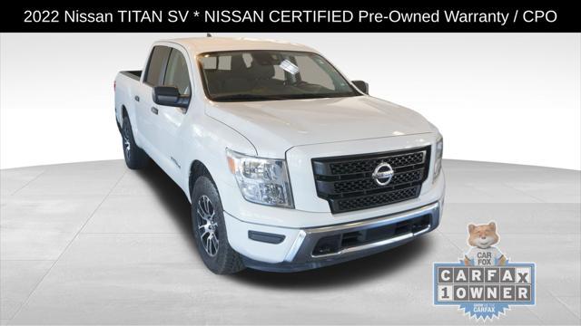 used 2022 Nissan Titan car, priced at $32,499