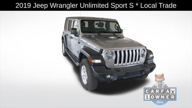 used 2019 Jeep Wrangler Unlimited car, priced at $23,868